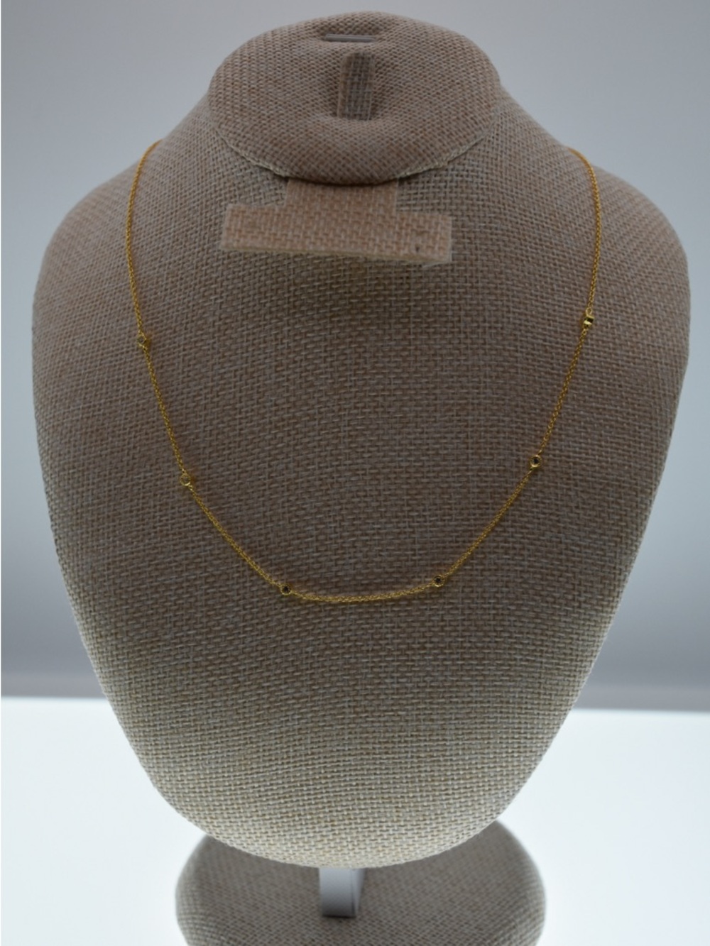 Frieda Rothman Gold Station Necklace - Elegant Women’s Jewelry